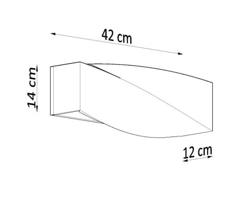 Kinkiet SIGMA beton Kinkiet SIGMA beton