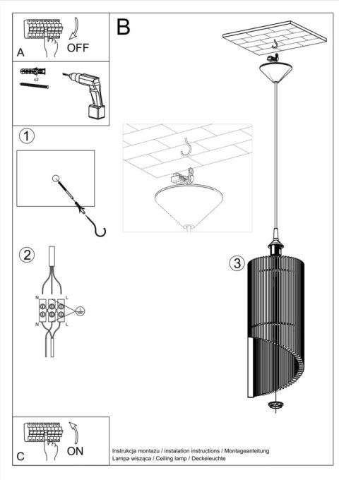 Lampa wisząca ALEXIA Lampa wisząca ALEXIA