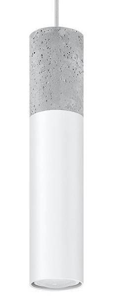 Lampa wisząca BORGIO 1 biały Lampa wisząca BORGIO 1 biały