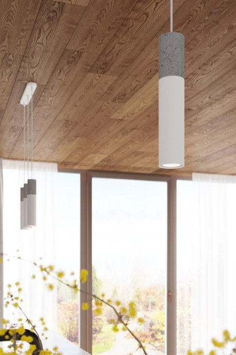 Lampa wisząca BORGIO 1 biały Lampa wisząca BORGIO 1 biały