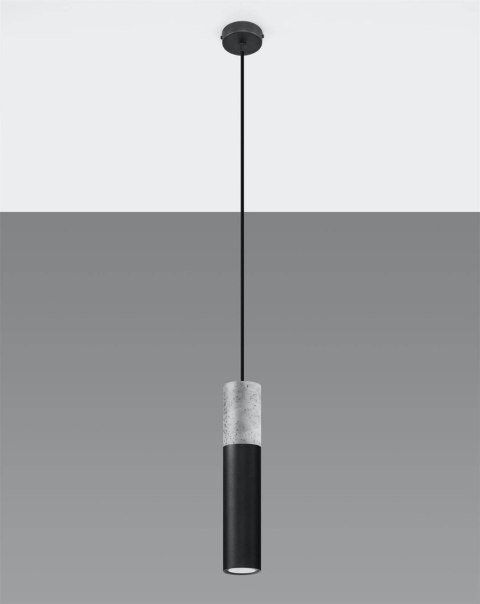 Lampa wisząca BORGIO 1 czarny Lampa wisząca BORGIO 1 czarny