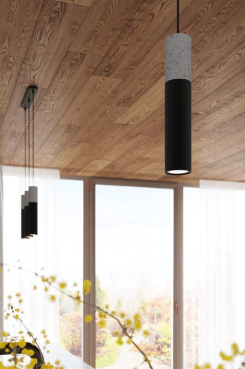 Lampa wisząca BORGIO 3L czarny Lampa wisząca BORGIO 3L czarny
