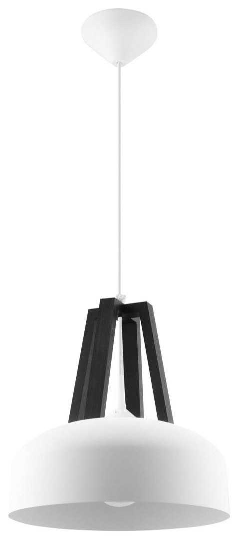 Lampa wisząca CASCO biała/czarna Lampa wisząca CASCO biała/czarna