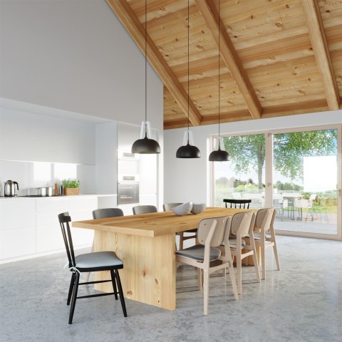 Lampa wisząca CASCO czarna/biała Lampa wisząca CASCO czarna/biała