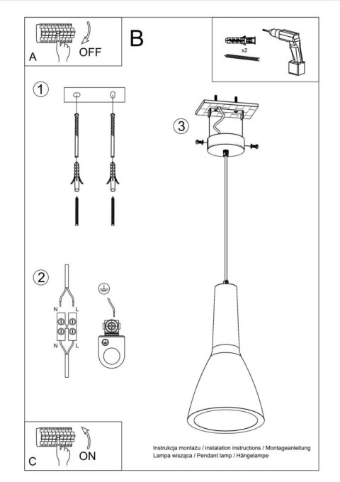 Lampa wisząca EMPOLI Lampa wisząca EMPOLI
