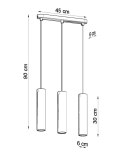 Lampa wisząca LINO 3L