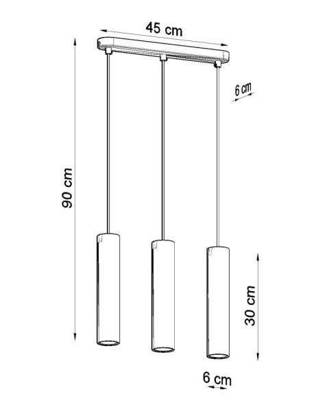 Lampa wisząca LINO 3L Lampa wisząca LINO 3L