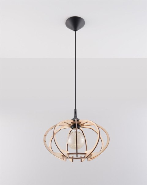 Lampa wisząca MANDELINO naturalne drewno Lampa wisząca MANDELINO naturalne drewno