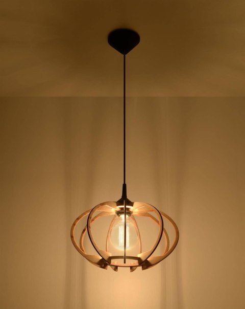 Lampa wisząca MANDELINO naturalne drewno Lampa wisząca MANDELINO naturalne drewno