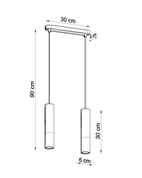 Lampa wisząca PABLO 2 biała Lampa wisząca PABLO 2 biała