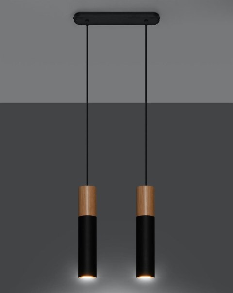 Lampa wisząca PABLO 2 czarna Lampa wisząca PABLO 2 czarna