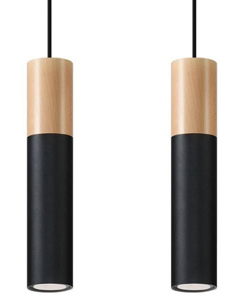 Lampa wisząca PABLO 2 czarna Lampa wisząca PABLO 2 czarna