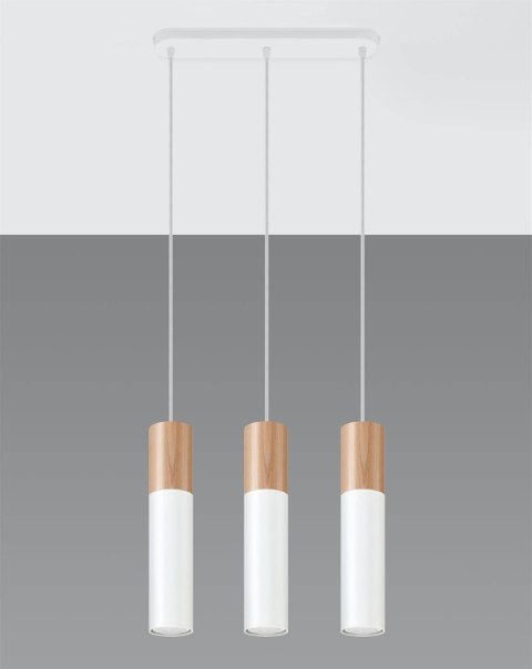 Lampa wisząca PABLO 3L biała Lampa wisząca PABLO 3L biała