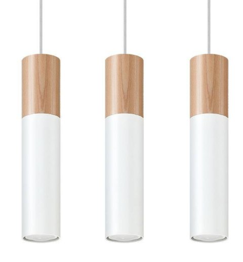 Lampa wisząca PABLO 3L biała Lampa wisząca PABLO 3L biała
