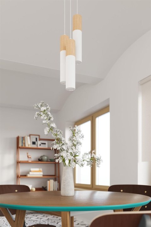 Lampa wisząca PABLO 3L biała Lampa wisząca PABLO 3L biała