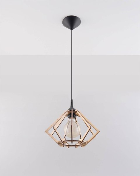 Lampa wisząca POMPELMO naturalne drewno Lampa wisząca POMPELMO naturalne drewno