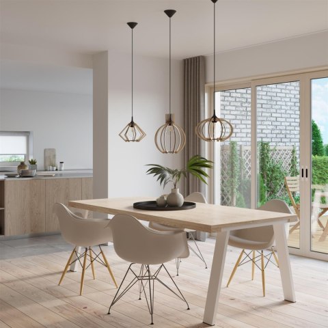 Lampa wisząca POMPELMO naturalne drewno Lampa wisząca POMPELMO naturalne drewno