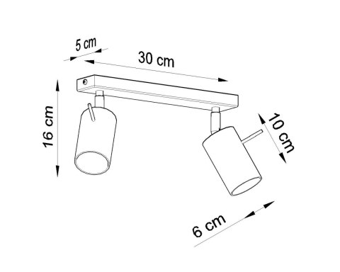 Plafon RING 2 biały Plafon RING 2 biały