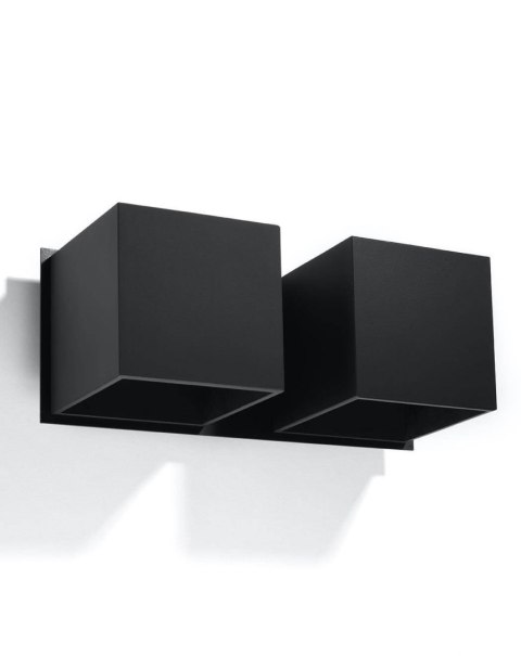 Kinkiet QUAD 2 czarny Kinkiet QUAD 2 czarny