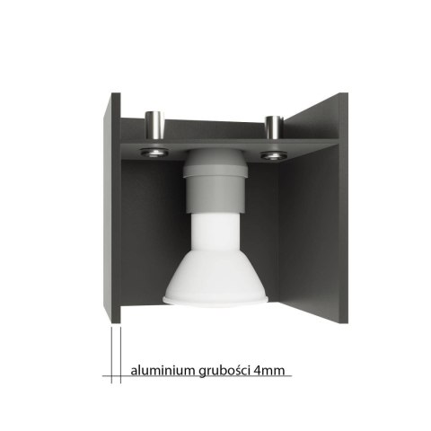 Kinkiet QUAD 2 czarny Kinkiet QUAD 2 czarny