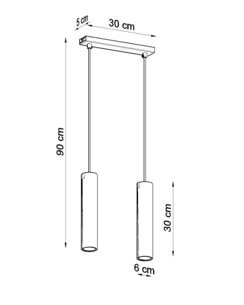 Lampa wisząca LAGOS 2 biały Lampa wisząca LAGOS 2 biały