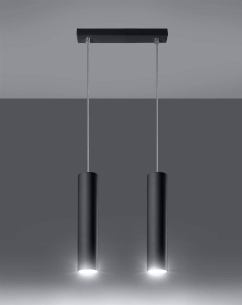 Lampa wisząca LAGOS 2 czarny Lampa wisząca LAGOS 2 czarny