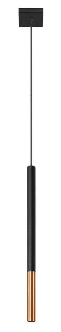Lampa wisząca MOZAICA 1 czarny/miedź Lampa wisząca MOZAICA 1 czarny/miedź