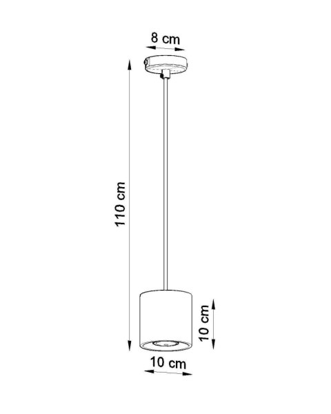 Lampa wisząca ORBIS 1 czarny Lampa wisząca ORBIS 1 czarny
