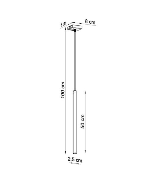 Lampa wisząca PASTELO 1 biała Lampa wisząca PASTELO 1 biała