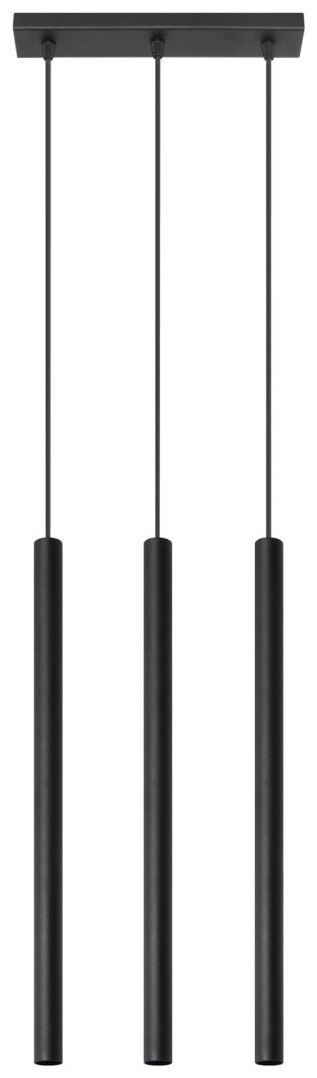 Lampa wisząca PASTELO 3 czarna Lampa wisząca PASTELO 3 czarna