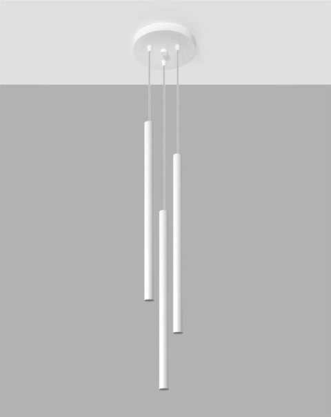 Lampa wisząca PASTELO 3P biała Lampa wisząca PASTELO 3P biała