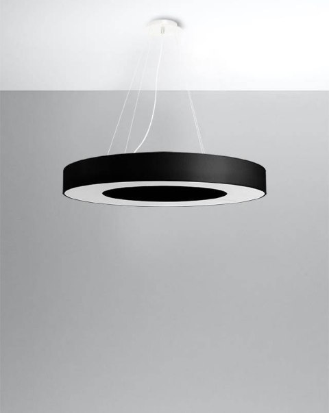 Żyrandol SATURNO SLIM 70 czarny Żyrandol SATURNO SLIM 70 czarny