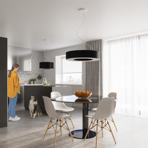 Żyrandol SATURNO SLIM 70 czarny Żyrandol SATURNO SLIM 70 czarny