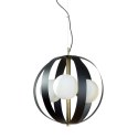 1137 LAMPA WISZĄCA NELA 40CM CZANRO-ZŁOTA/BLACK-GOLD