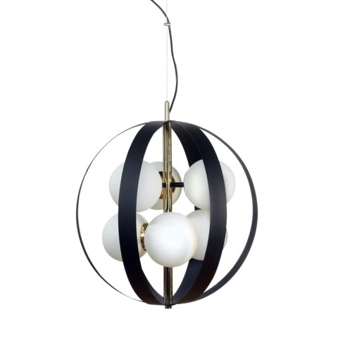 1138 LAMPA WISZĄCA NELA 50CM CZARNO-ZŁOTA/ BLACK-GOLD 1138 LAMPA WISZĄCA NELA 50CM CZARNO-ZŁOTA/ BLACK-GOLD