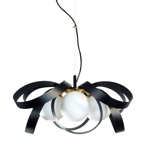 1139 LAMPA WISZĄCA NELA FLAT 65CM CZARNO-ZŁOTA/BLACK-GOLD 1139 LAMPA WISZĄCA NELA FLAT 65CM CZARNO-ZŁOTA/BLACK-GOLD