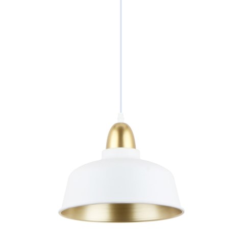 A8063-WH MENSA LAMPA WISZĄCA BIAŁY MAT+ZŁOTO/MATT WHITE+GOLD A8063-WH MENSA LAMPA WISZĄCA BIAŁY MAT+ZŁOTO/MATT WHITE+GOLD