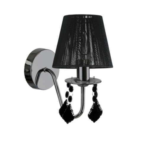 Kinkiet Mona 1xE14 czarna LP-5005/1W czarny Kinkiet Mona 1xE14 czarna LP-5005/1W czarny