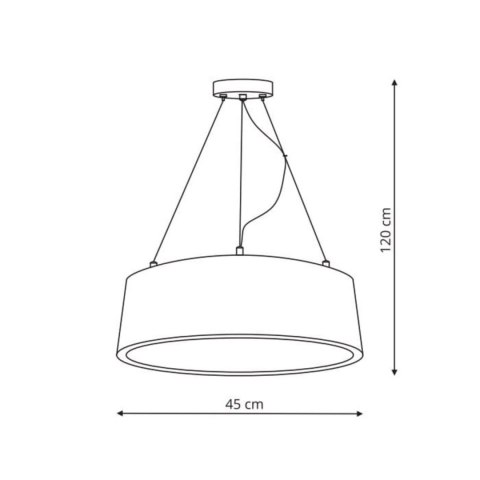 Lampa wisząca Malaga 1xLED biała LP-622/1P WH Lampa wisząca Malaga 1xLED biała LP-622/1P WH