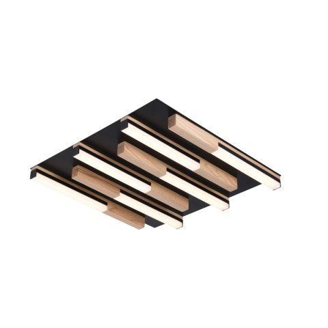 MX4980-6S-3BMT ELIOT LAMPA SUFITOWA CZARNA-DREWNO/BLACK-WOOD MX4980-6S-3BMT ELIOT LAMPA SUFITOWA CZARNA-DREWNO/BLACK-WOOD