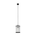 P0528-01F-P7AC SERGIO LAMPA WISZĄCA CZARNA/BLACK