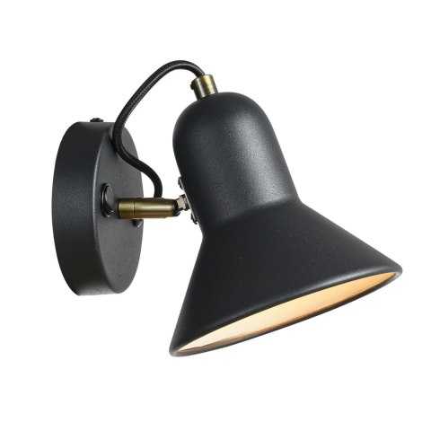 Kinkiet Astama 1xE27 czarny LP-1122/1W BK Kinkiet Astama 1xE27 czarny LP-1122/1W BK