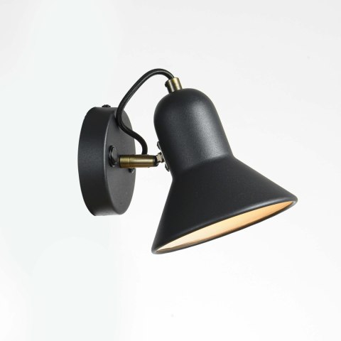 Kinkiet Astama 1xE27 czarny LP-1122/1W BK Kinkiet Astama 1xE27 czarny LP-1122/1W BK