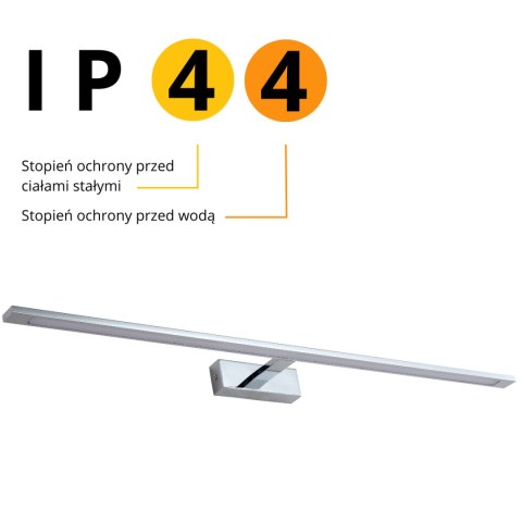 Kinkiet Isla duży 1xLED chrom IP44 GS-LWB-20W CH CCT Kinkiet Isla duży 1xLED chrom IP44 GS-LWB-20W CH CCT