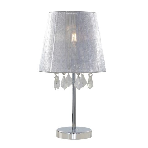 Lampa stołowa Mona mała 1xE27 srebrna LP-5005/1TS Lampa stołowa Mona mała 1xE27 srebrna LP-5005/1TS