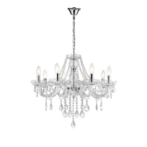 Lampa wisząca Cristallo 8xE14 transparentny LP-2940/8P Lampa wisząca Cristallo 8xE14 transparentny LP-2940/8P