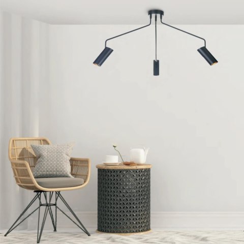 Lampa wisząca Futuro wisząca 3xGU10 czarna LP-17001/3C BK Lampa wisząca Futuro wisząca 3xGU10 czarna LP-17001/3C BK