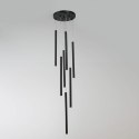 Lampa wisząca Lungo 7xG9 czarna LP-894/7P BK