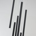 Lampa wisząca Lungo 7xG9 czarna LP-894/7P BK