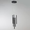 Lampa wisząca Lungo 7xG9 czarna LP-894/7P BK
